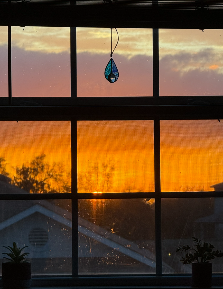 Orange Sunset February 2026